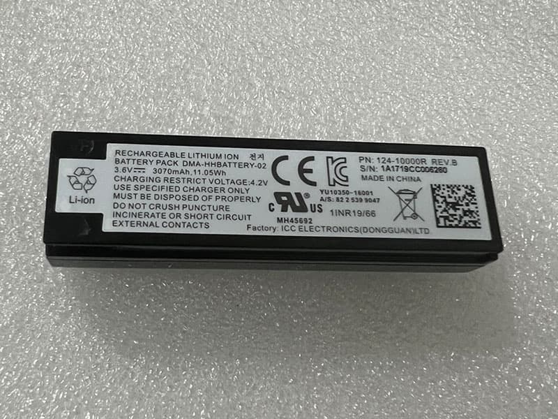 124-10000R Batteria Per Cognex DMA-HHBATTERY-01/02 Barcode Scanner