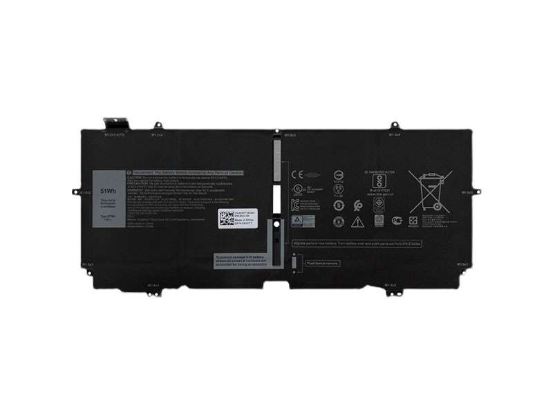 52TWH pour Dell XPS 13 7390 2-in-1 Series Laptop