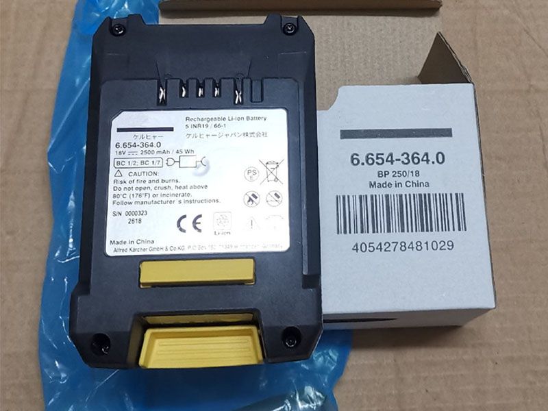 6.654-364.0 pour Handheld vacuum cleaner battery for KARCHER 6.654-364.0 BP250/18