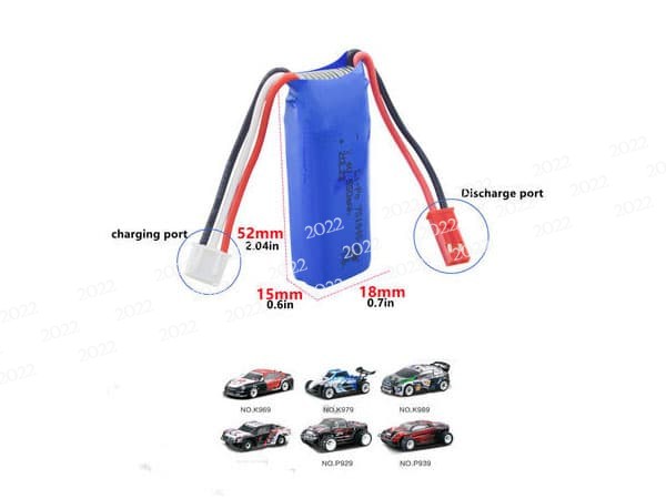 WEILI High speed remote control 4WD battery K969 K989 P929 P939 RC