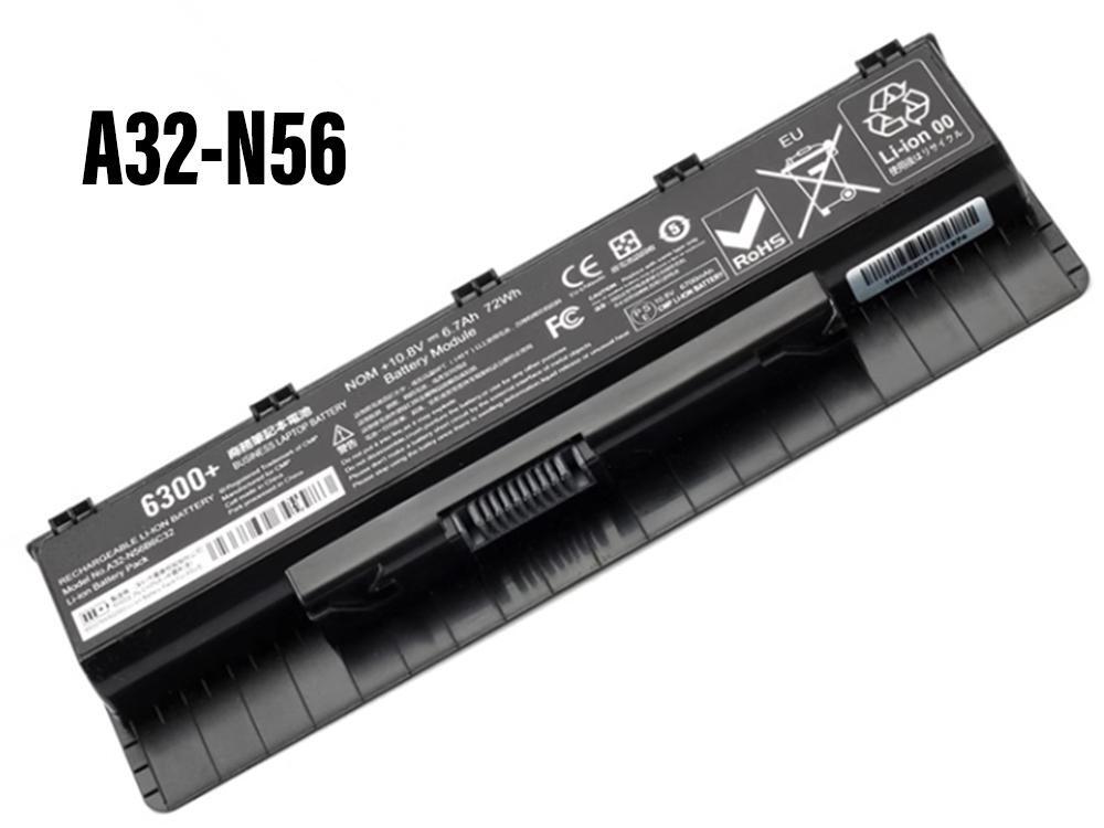 A32-N56 Batteria Per Asus N56 N56V N56VZ N56VB N56VM N56VJ N56vj-dh71