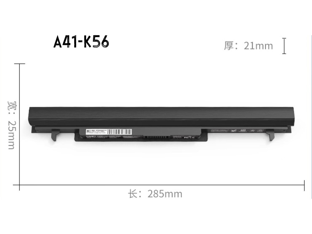 A41-K56 A31-K56 A32-K56 A42-K56 Batteria Per Asus S550CA S56C