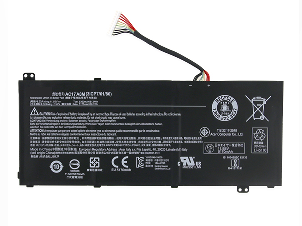 AC17A8M pour Acer Spin 3 SP314-51 14inch