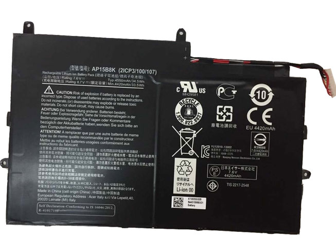 AP15B8K pour Acer Aspire Switch 11 SW5-173 SW5-173P series