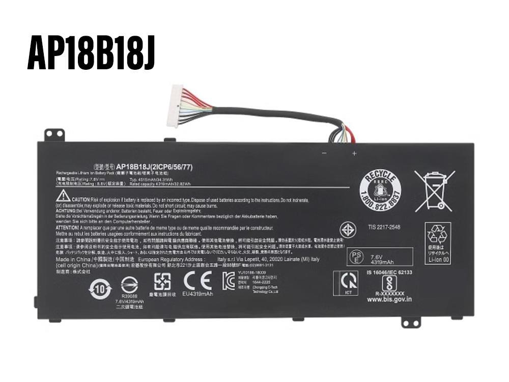 AP18B18J Batteria Per Acer Aspire 3 A314-32 A314-32-C00A A314-32-C087 32-P542