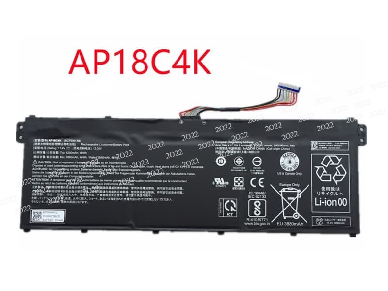 AP18C4K pour Acer Aspire A515-54G-54QQ A515-54-54XP A515-54G-52T9