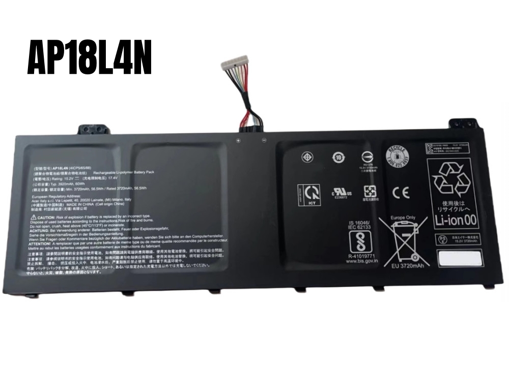 AP18L4N Batteria Per Acer TravelMate P P6 TMP614 series