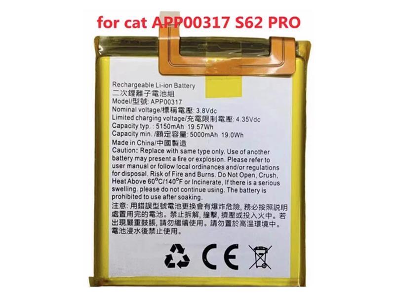 APP00317 Batteria Per Cat S62 pro