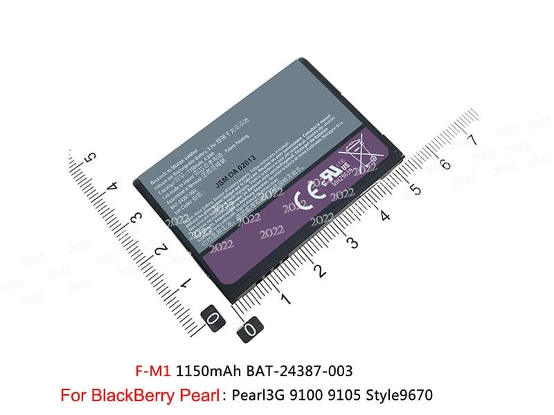 F-M1 pour BlackBerry Pearl 3G 9100 9105 Style 9670