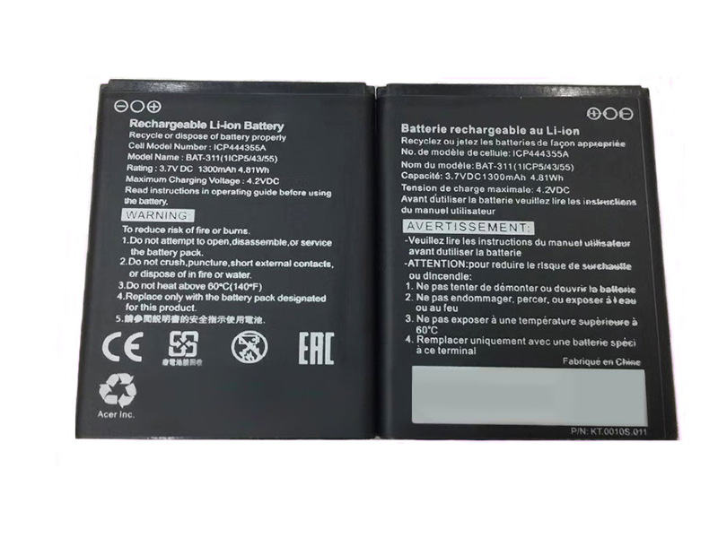 BAT-311 pour Acer Z200 Z220