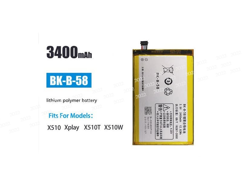 BK-B-58 pour Vivo Xplay X510T/X510W X510