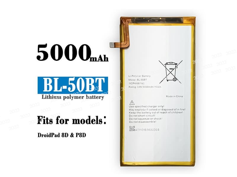 BL-50BT pour Tecno droidpad 8D/P8D
