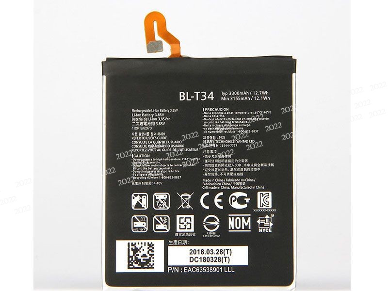 BL-T34 pour LG V30 V30+