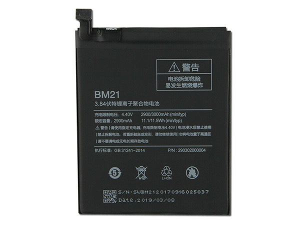 BM21 pour XiaoMi Redmi Note Mi Note