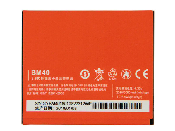 BM40 pour Xiaomi Mi 2A Redmi 1S Redrice 2