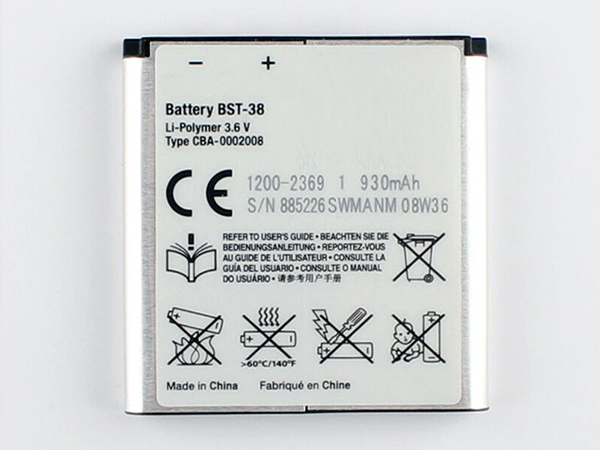 BST-38 pour Sony S500 W760 W902 S550 U20X10 mini C510 C902