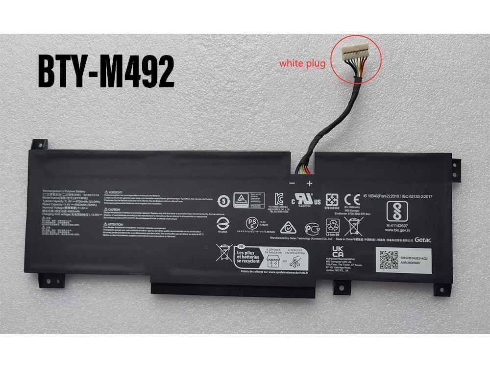 BTY-M492 Batteria Per MSI KATANA GF66 Pulse GL66 GL76 11UG BRAVO 15
