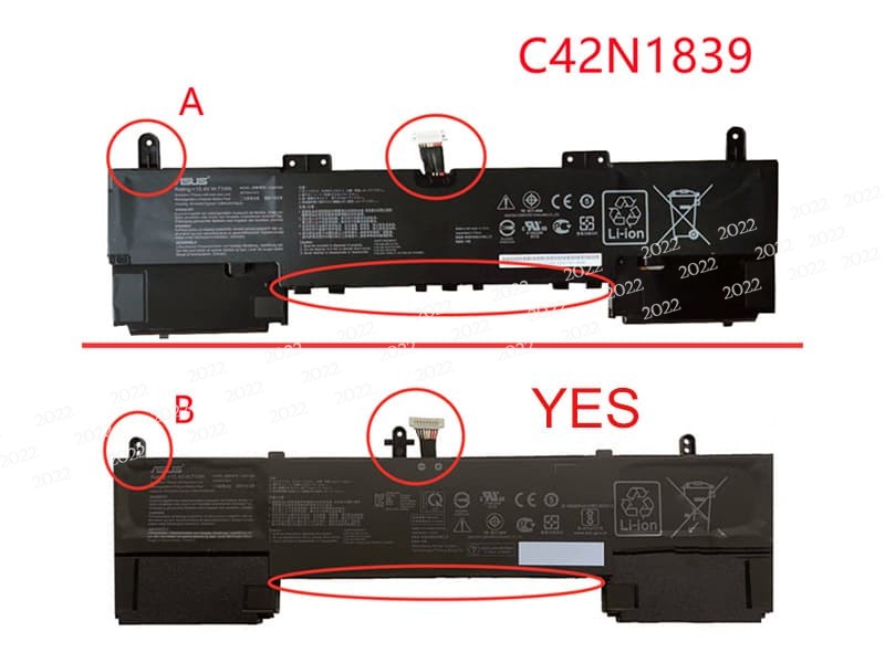 C42N1839 pour ZenBook 15 UX534FA UX534FT UX563FD Q536FD
