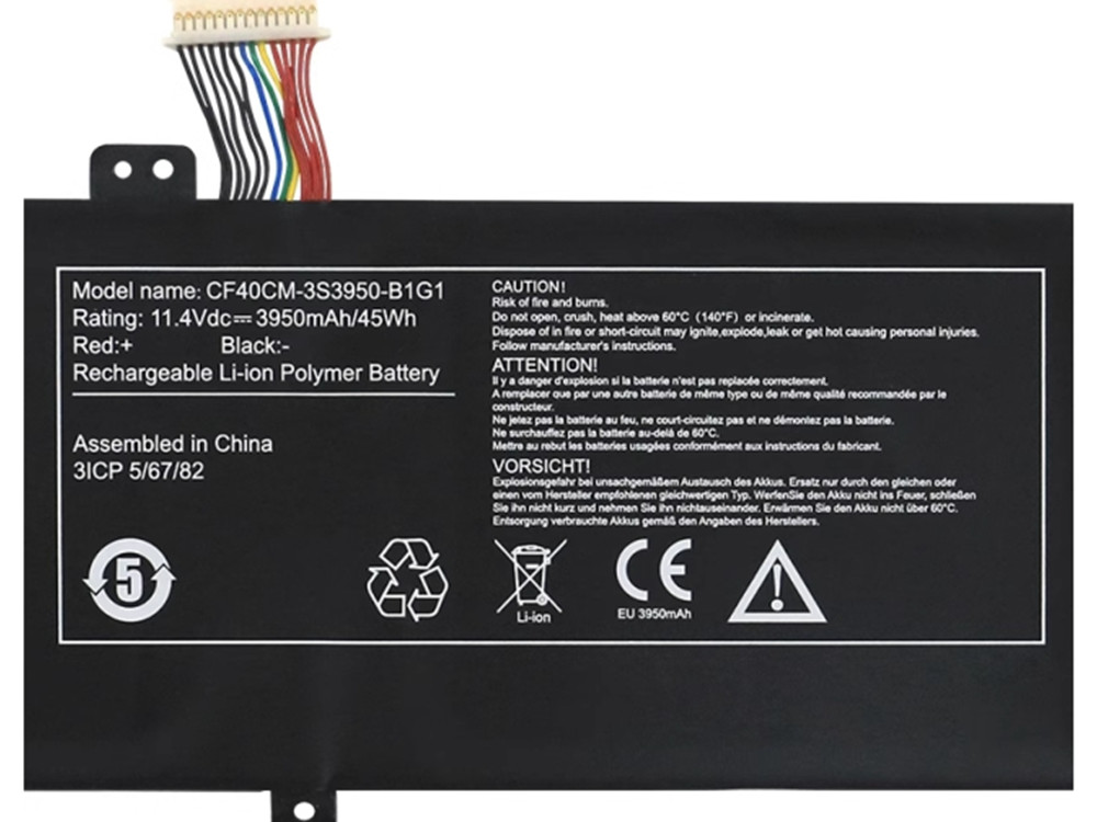 CF40CM-3S3950-B1G1 Batteria Per MECHREVO CF40CM-3S4000 S5000-B1G1