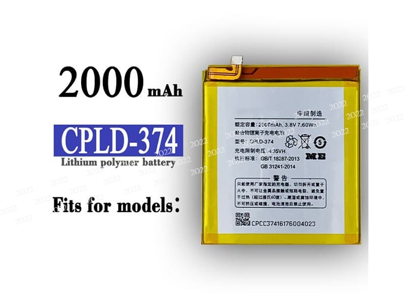 CPLD-374 pour COOLPAD Y72-921 Y72 K2-01