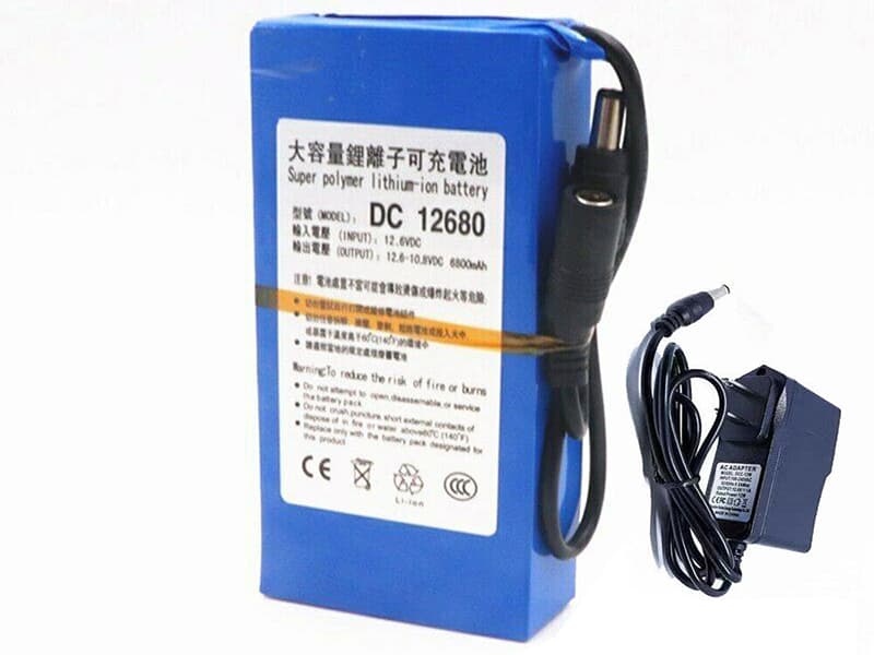 DC-12680 pour Portable DC 12V 6800mAh 12680A Rechargeable Li-ion Battery Pack Backup power supply