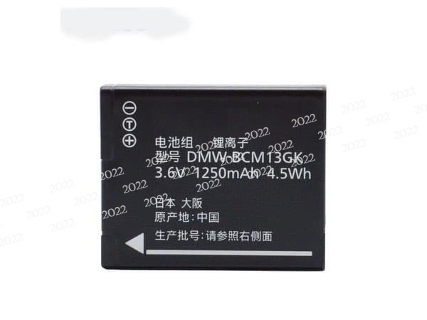 DMW-BCM13GK pour PANASONIC Lumix DMC-FT7 DMC-LZ40 DMC-LZ40K DMC-TS5 DMC-TS5A DMC-TS5D