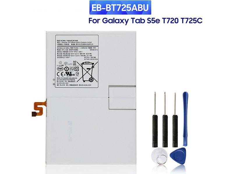 EB-BT725ABU pour Samsung Galaxy Tab S6 T860 T865 Tab S5e T720 T725C