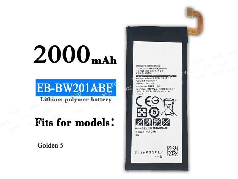 EB-BW201ABE pour Samsung Galaxy Golden 3/W2016