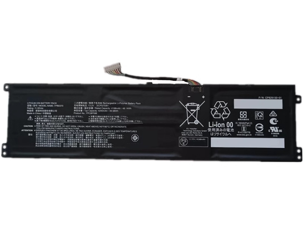 FPB0370 FPCBP598 Batteria Per Fujitsu Laptop 31CP5/70/81
