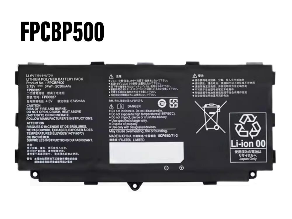FPCBP500 FPB0327 Batteria Per Fujitsu ARROWS Tab Q506 Q507