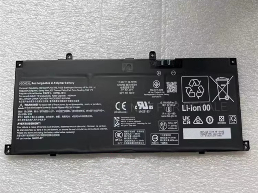 GD03XL HSTNN-AB1E Batteria Per HP Envy X360 2-in-1 14-FC 14-FA N66000-B71