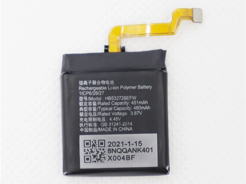 HB532729EFW pour HUAWEI GT2 Pro Smart Watch