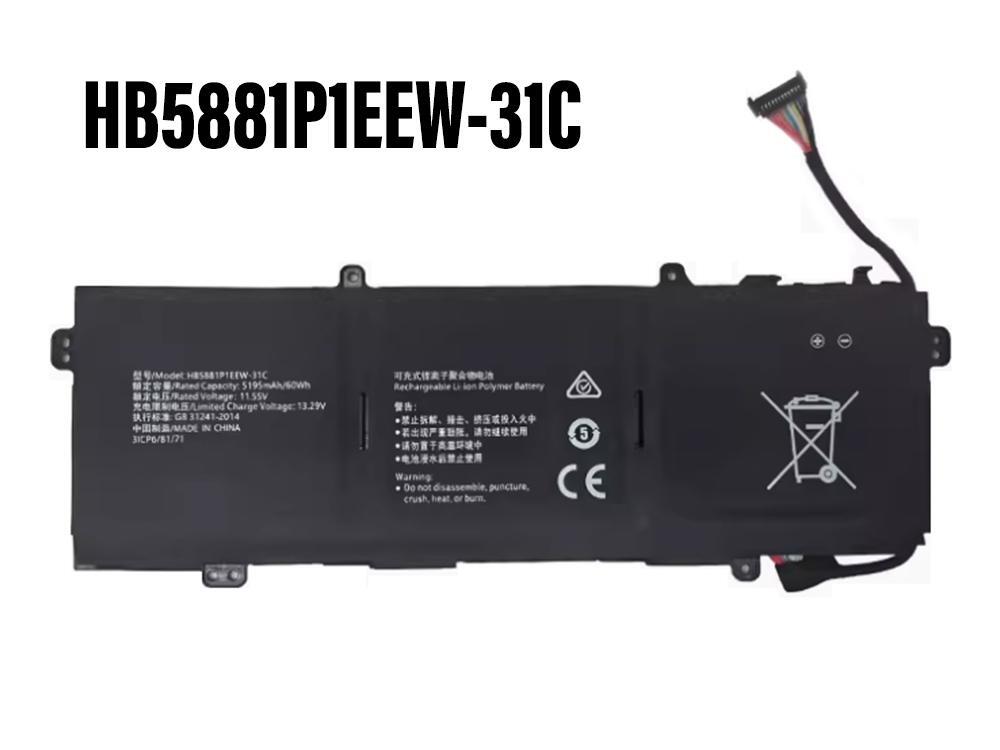 HB5881P1EEW-31C Batteria Per HUAWEI MateBook 14s 2021 HKD-W76 HKD-W56 HB5781P1EEW-31C