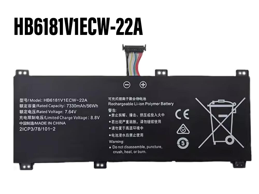 HB6181V1ECW-22A Batteria Per HONOR HLY-W19RP HYLR-WFP9