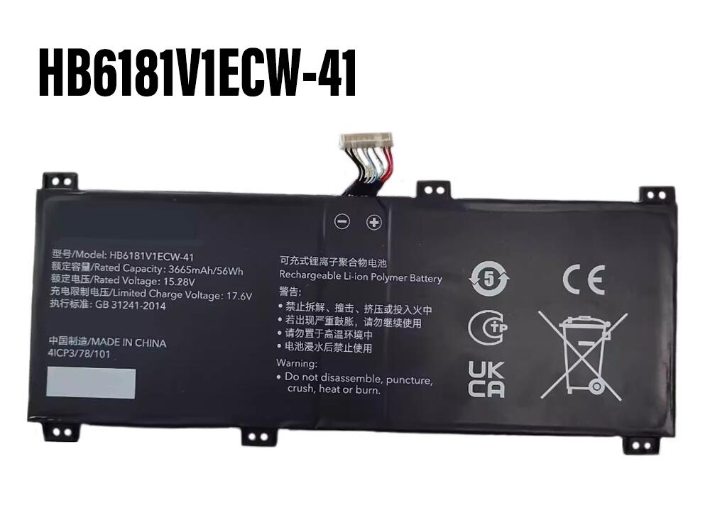 HB6181V1ECW-41 Batteria Per HUAWEI HONOR MagicBook 16 Pro HYM-W56