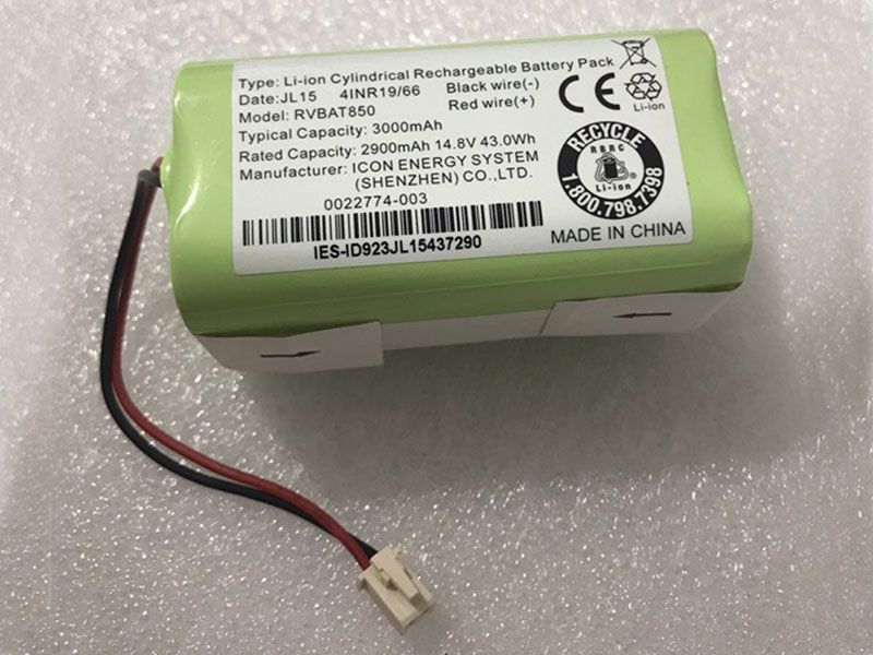 RVBAT850 Batteria Per Shark Ion R75 RV85 RV850 RV750-N RVBAT850(2-prongs plug)