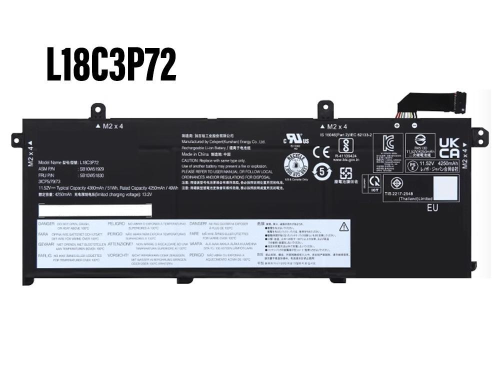 L18C3P72 pour LENOVO ThinkPad T490 P43S