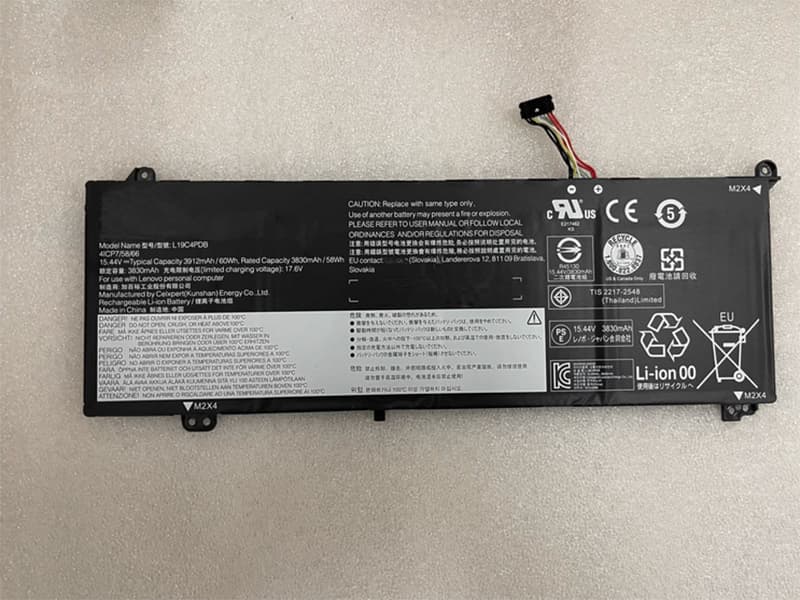 L19C4PDB pour Lenovo ThinkBook 14s Yoga ITL 14 G2 ITL ARE 14 G3