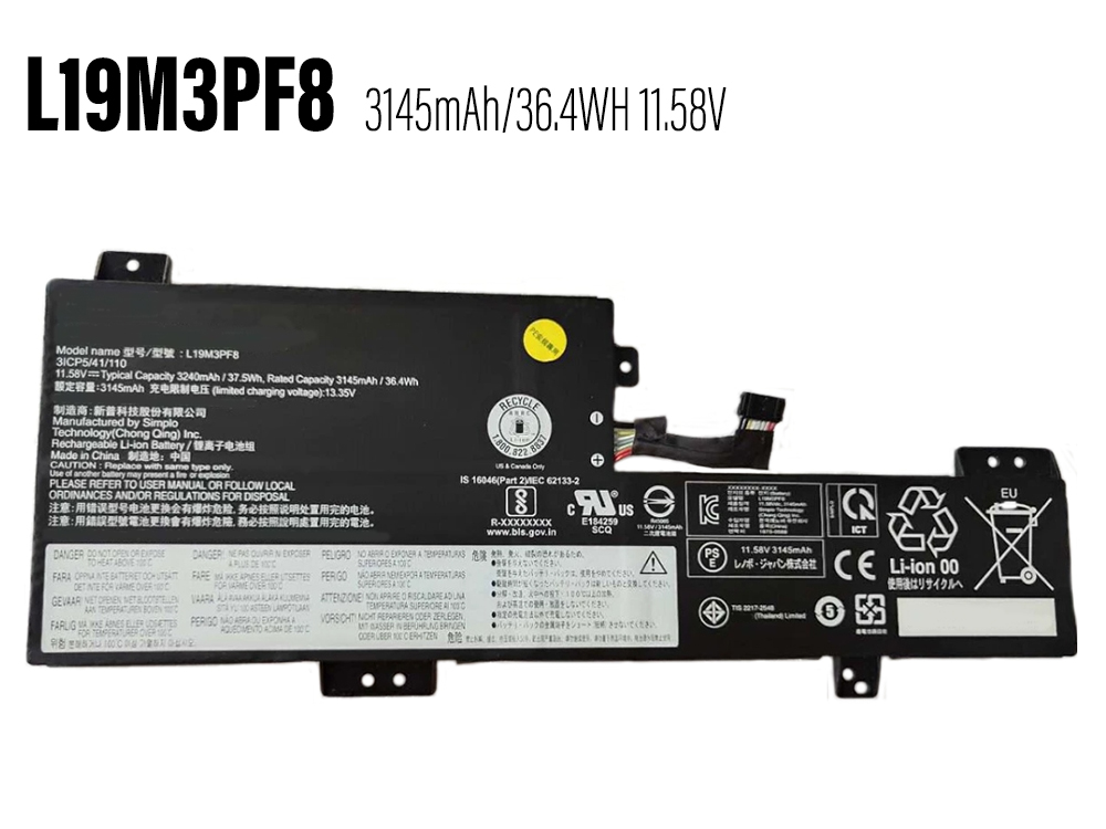 L19M3PF8 pour LENOVO IdeaPad Flex 3-11IGL C350-11
