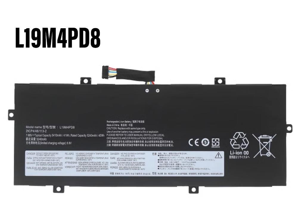 L19M4PD8 L19C4PD8 Batteria Per Lenovo Yoga Duet 7-13IML05