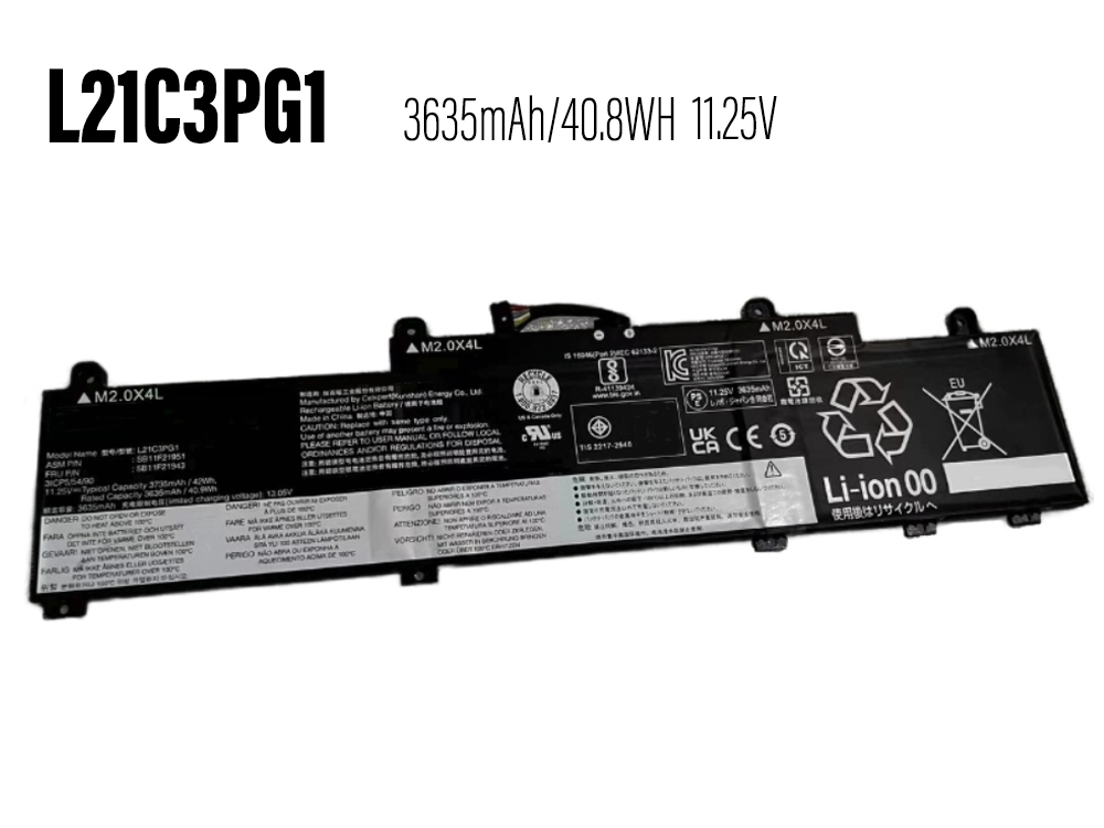 L21C3PG1 pour LENOVO ThinkPad L14 Gen 3 L15 Gen3