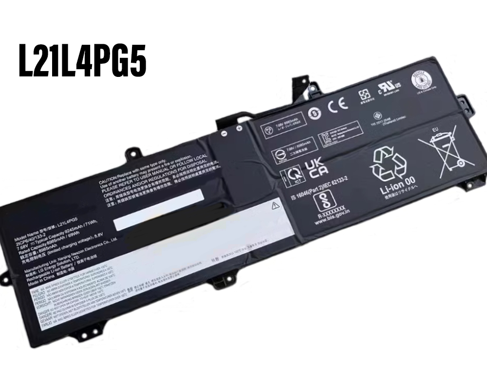 L21M4PG5 L21L4PG5 L21D4PG5 Batteria Per Lenovo IP 5 Chrome 16IAU7 16inch