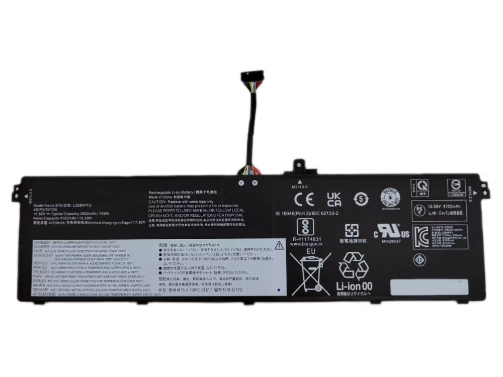 L22M4PF3 L22X4PF3 L22B4PF3 Batteria Per Lenovo IdeaPad Pro 5 14IRH8 14APH8 Series