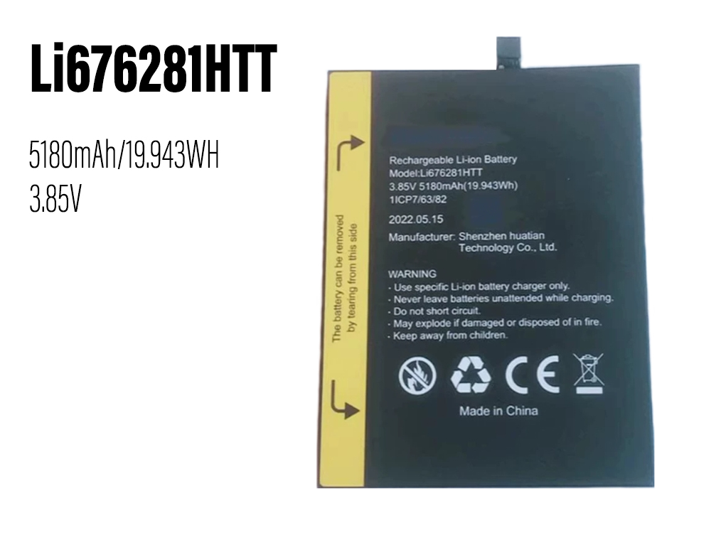 LI676281HTT Batteria Per Blackview BV7200