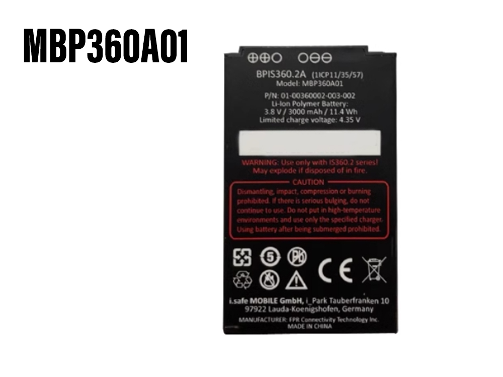 MBP360A01 Batteria Per RUGGEAR BL360CI