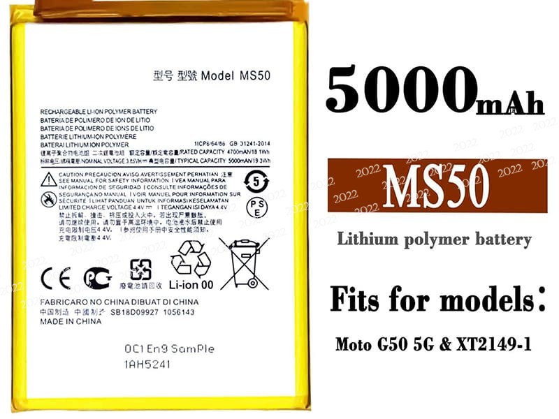 MS50 pour Motorola G50 5G XT2149-1