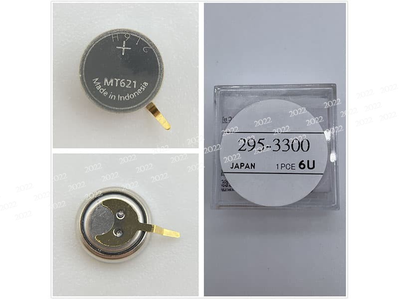 295-3300 pour Citizen Eco-Drive 295-33 / 295-3300 MT621 Rechargeable Battery Capacitor Sealed