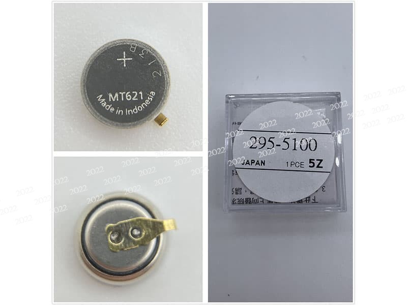295-5100 pour Citizen Eco-Drive 295-51 / 295-5100 MT621 Rechargeable Battery Capacitor Sealed