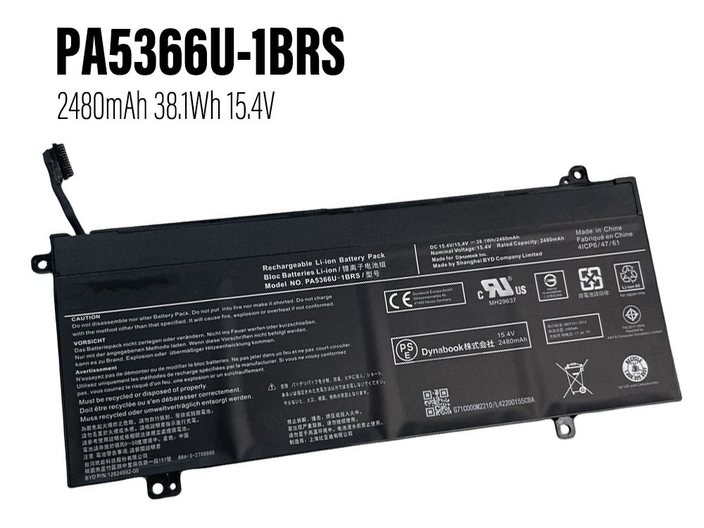 PA5366U-1BRS pour Toshiba Dynabook Pro L50-G-11H L50-G-10A L50-G Series