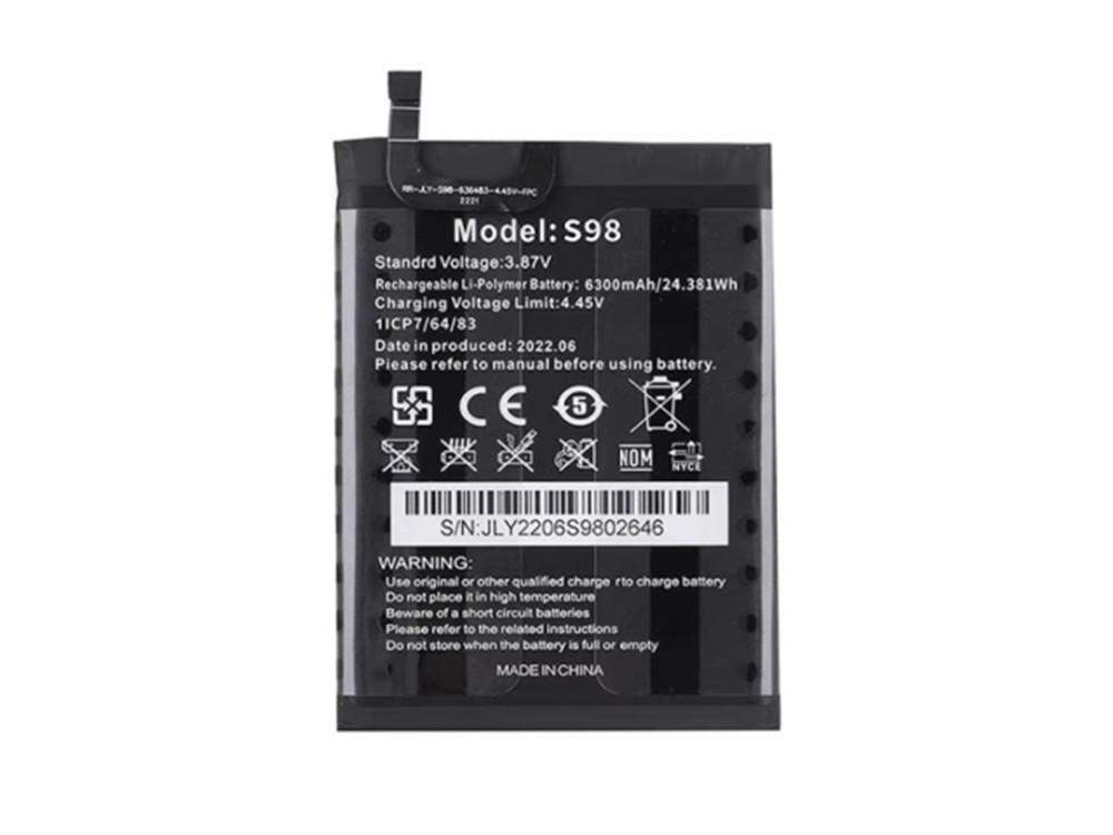 S98 Batteria Per Oukitel WP20